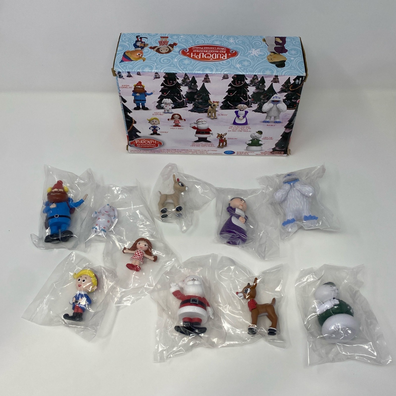 Just Play Rudolph 10-Piece Figure Set, 3.5in Figures – Multicolor