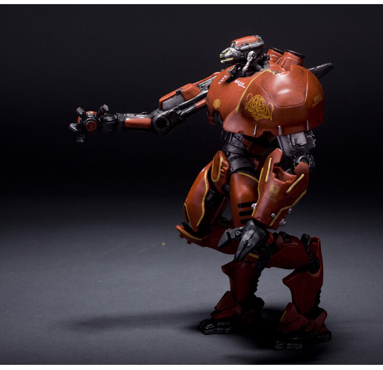 Jaeger Crimson Typhoon 7″ Action Figure Toy Red Robot For Pacific Rim Series 1