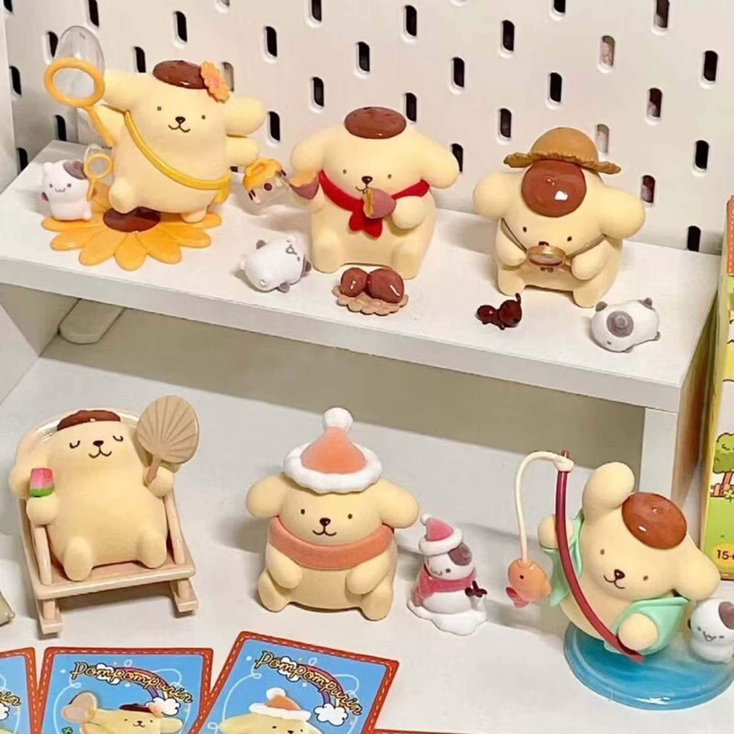 MINISO Sanrio Pompompurin Childhood Seasons Series Confirmed Blind Box Toy Gift