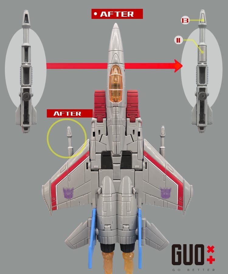 Gobetter studio GB-1170 upgrade kits for SS86 Starscream,in stock
