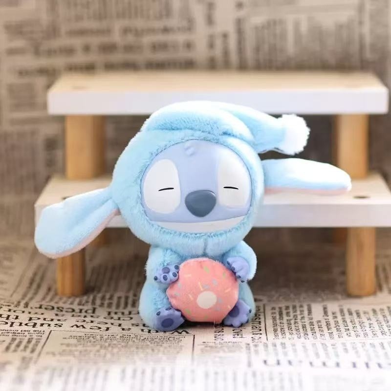 Miniso Stitch Eat Something Before Sleep Series Vinyl Figure Confirmed Blind Box