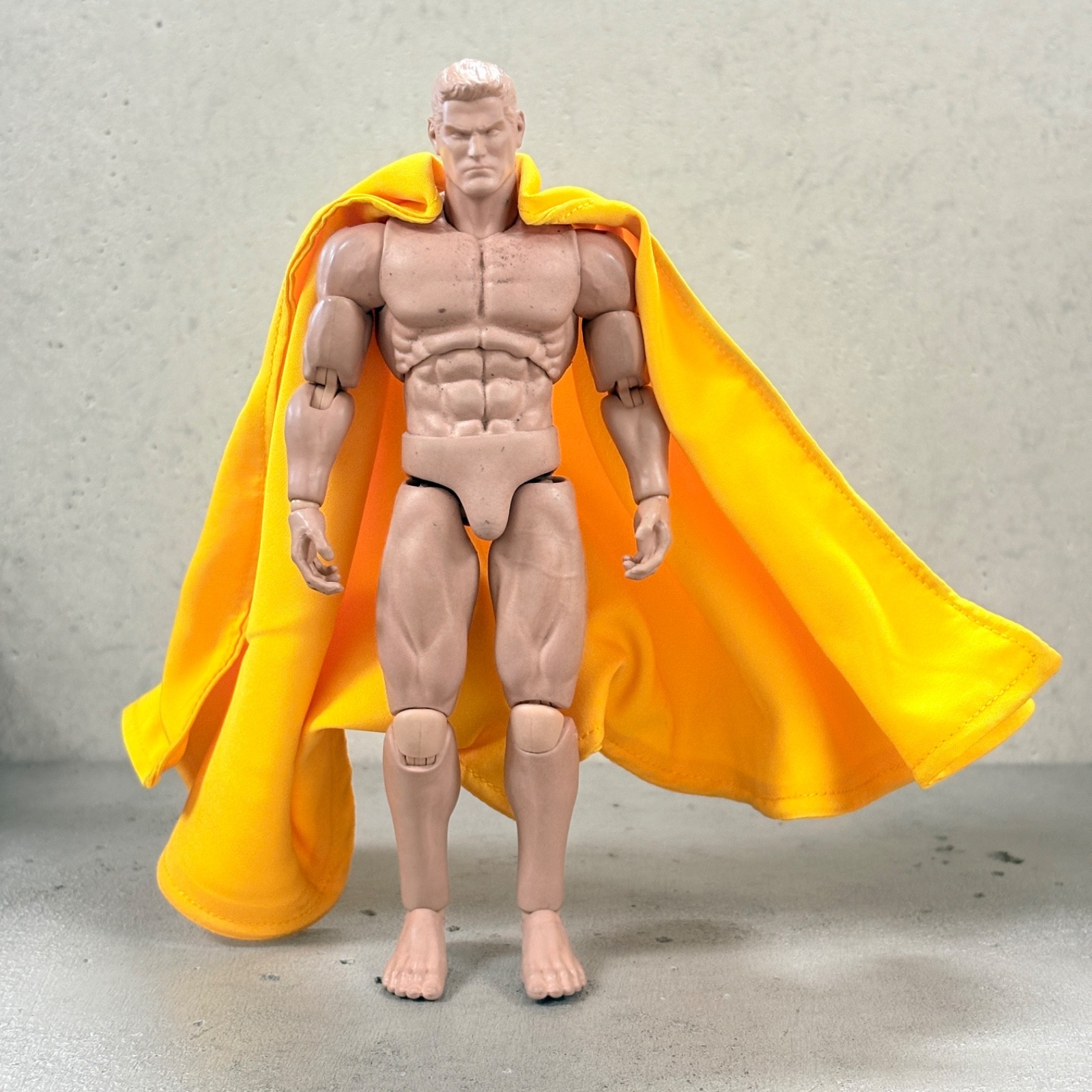 PB-C-YEL: 1/12 scale Yellow wired cape for 6″ action figure