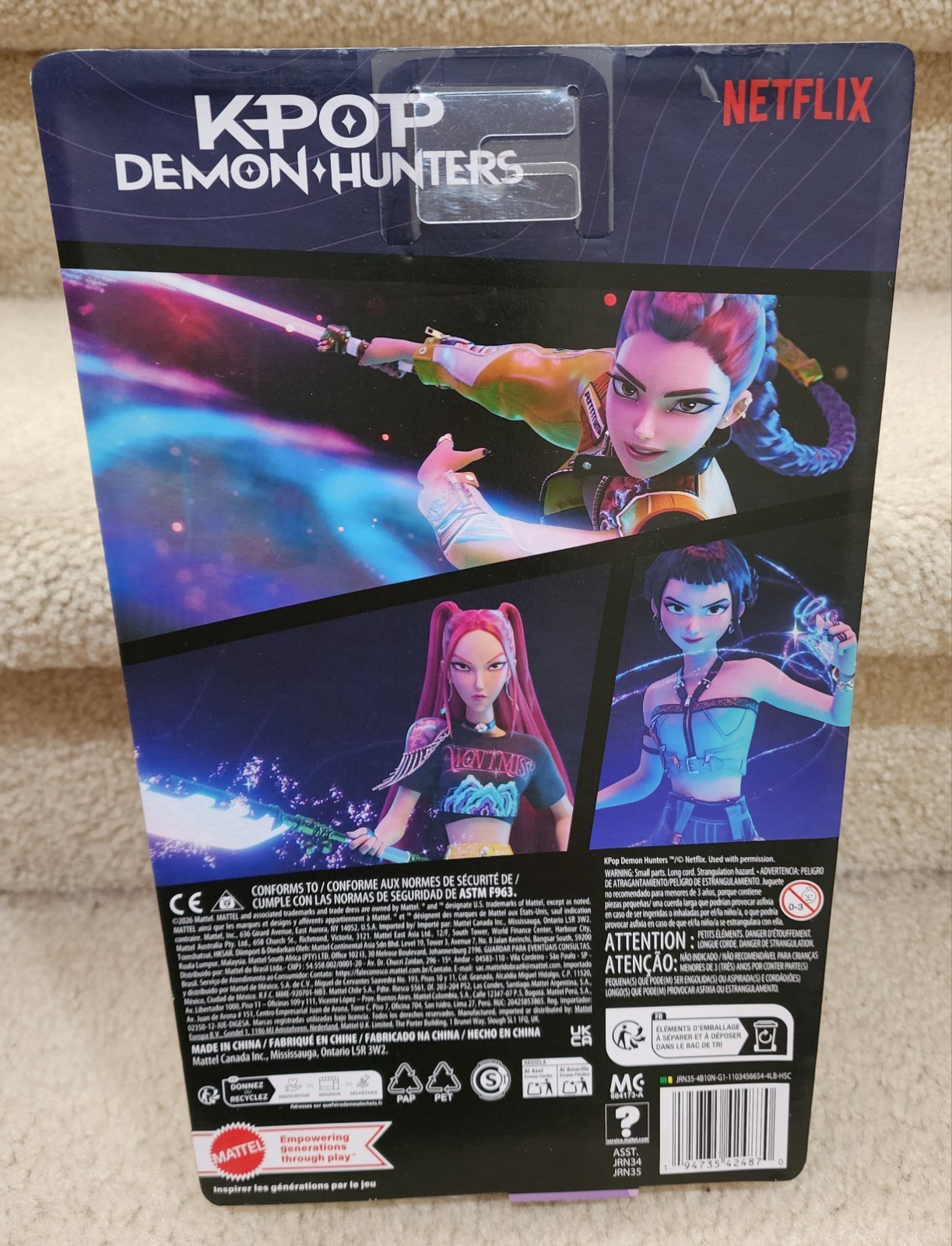 LICENSED ORIGINAL KPop Demon Hunters Huntr/x 4 Doll Set RUMI MIRA ZOEY JINU New