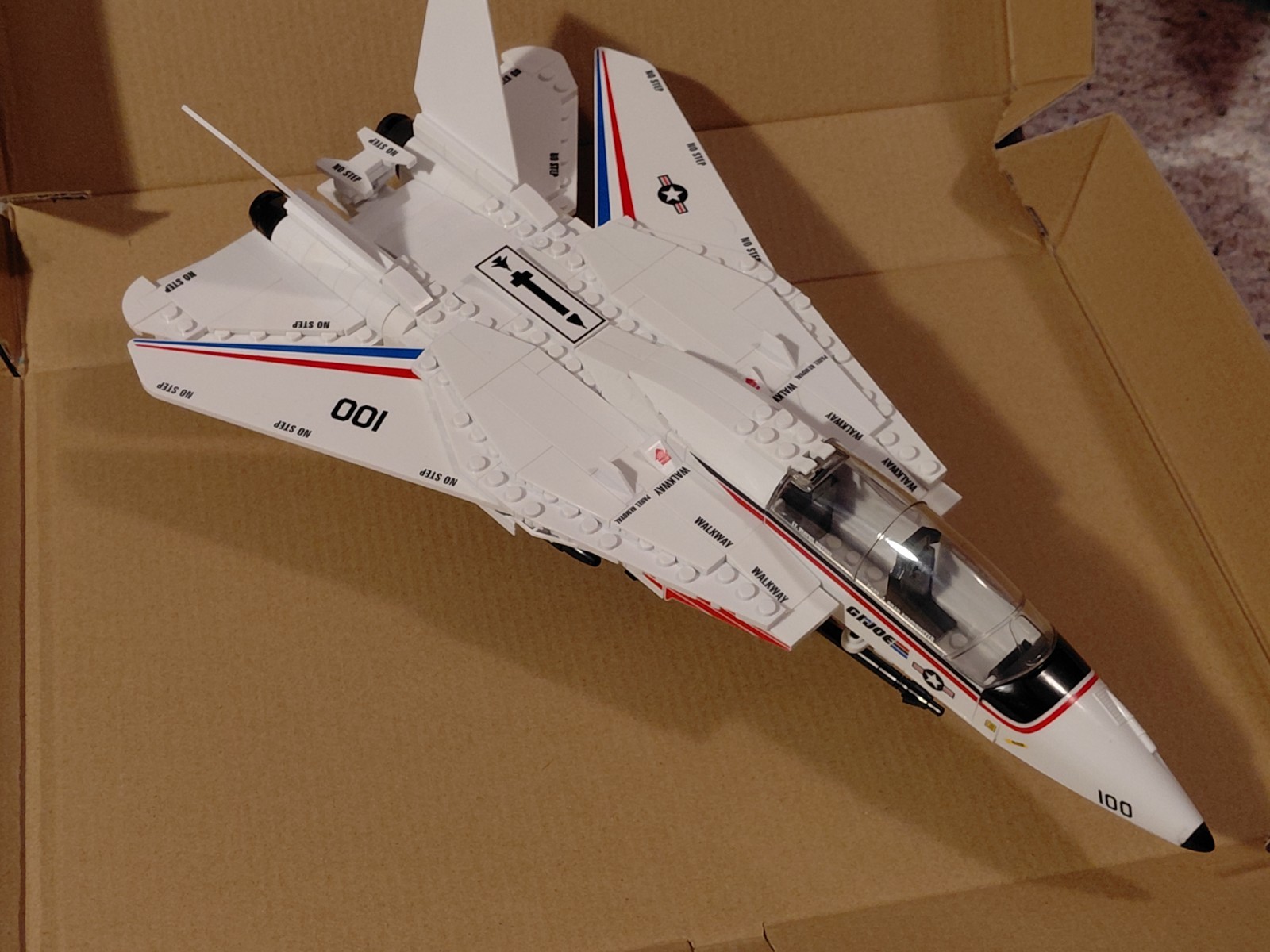 Mega Construx G.I. Joe Skystriker 100% Complete