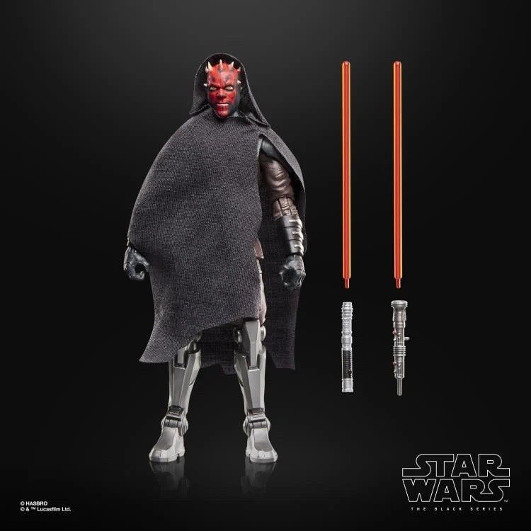 STAR WARS BLACK SERIES DARTH MAUL SHADOW LORD FAN CHANNEL FIGURE #01 IN STOCK!