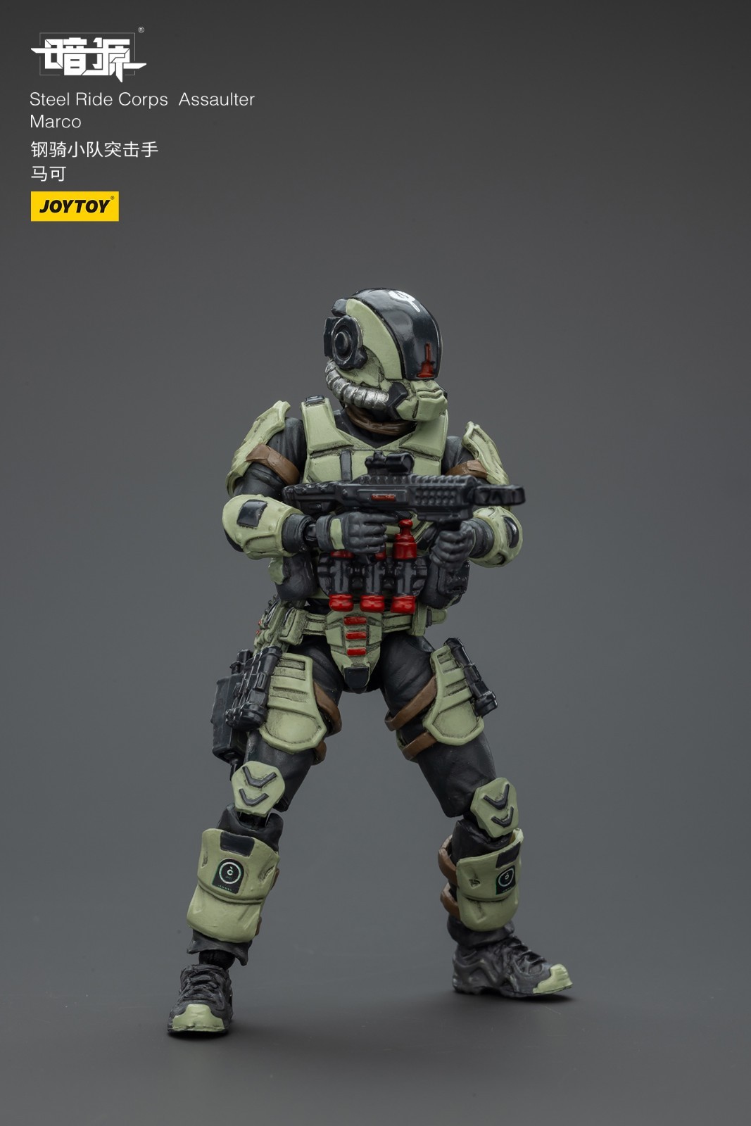 JOYTOY 1:25 action figures Army Steel Ride Corps Assaulter Marco 3in toys