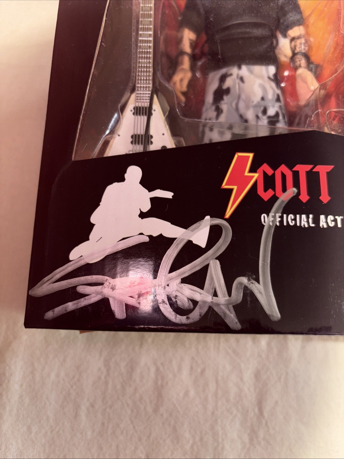 Signed Neca Scott Ian Original Action Figure ANTHRAX New In Box Sealed