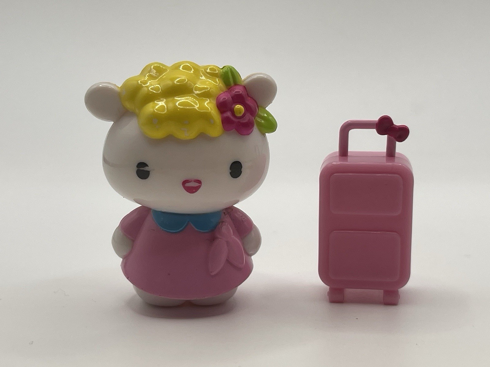 Hello Kitty World My Melody Figure Toy Figurine 2014 Flower Pink Blue Sanrio