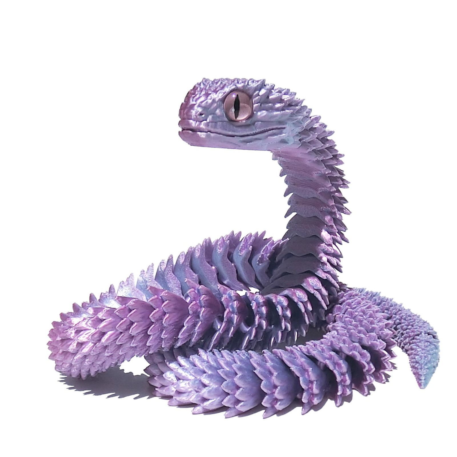 60cm 3d Printed Snake Movable Joint Simulation Figures Newyear Decoration Big