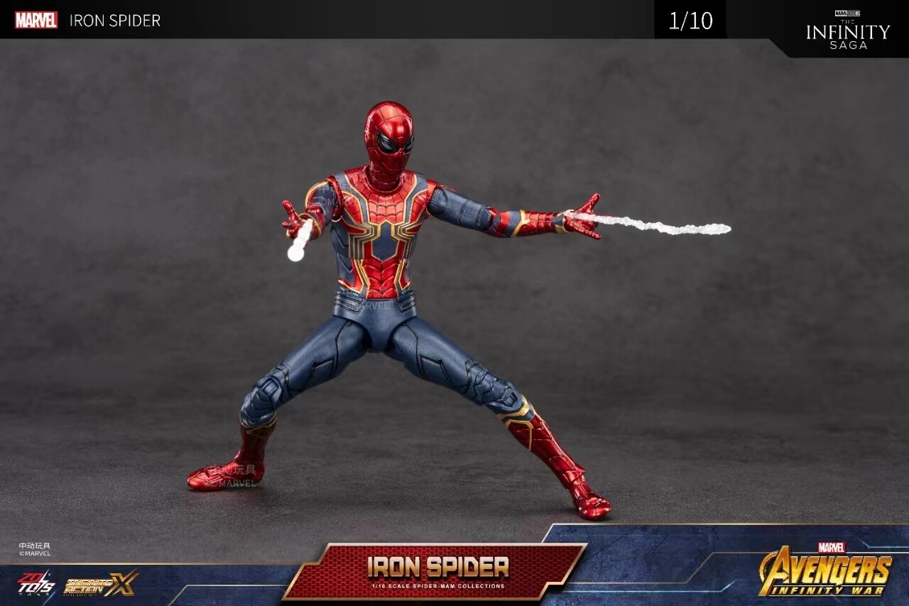 ZD Toy Marvel Iron spider 2.0 The Avengers model toys Collection action figures