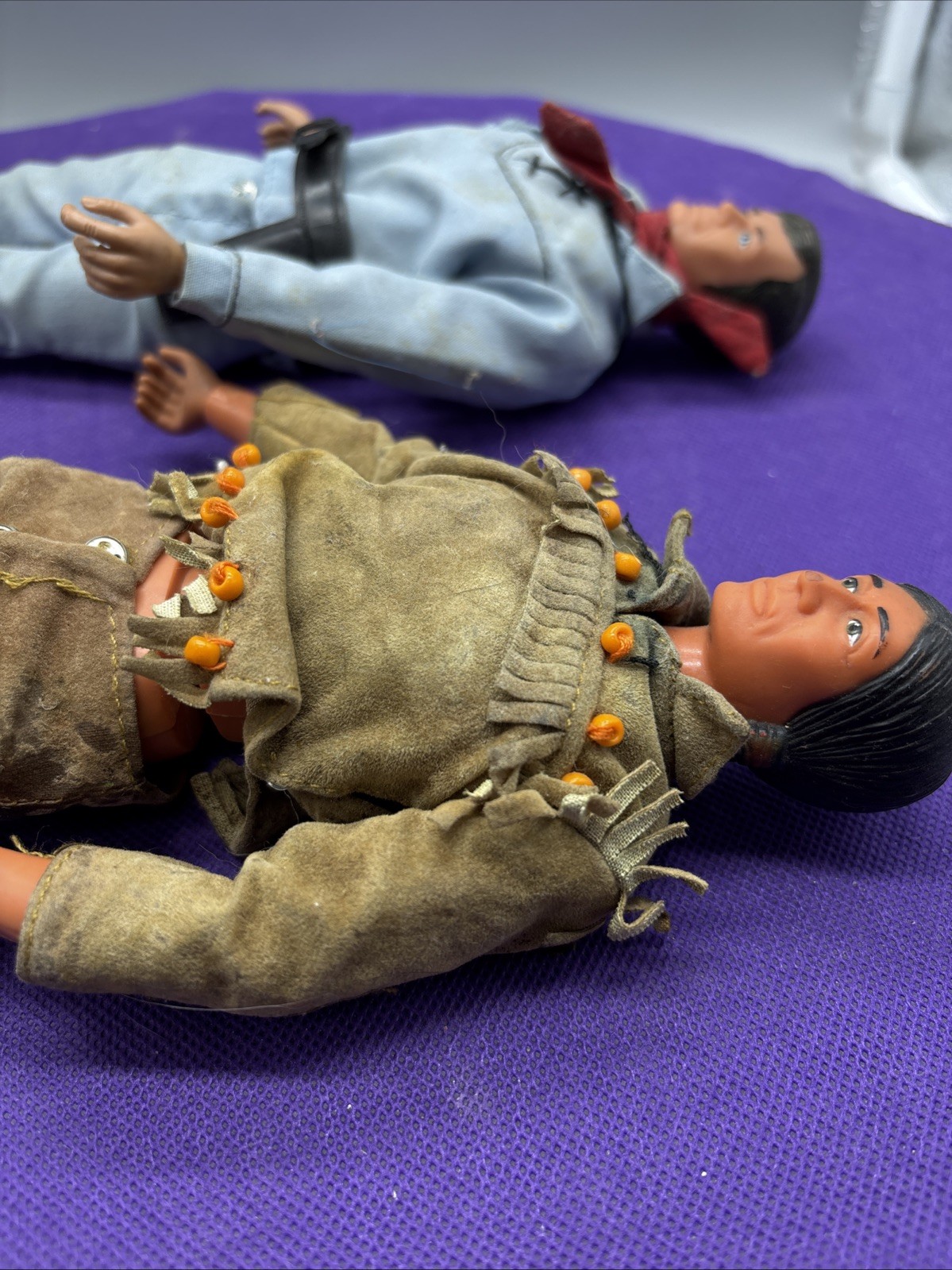 Gabriel Lone Ranger And Tonto Action Figures Parts Referb Movie Prop WBON TV
