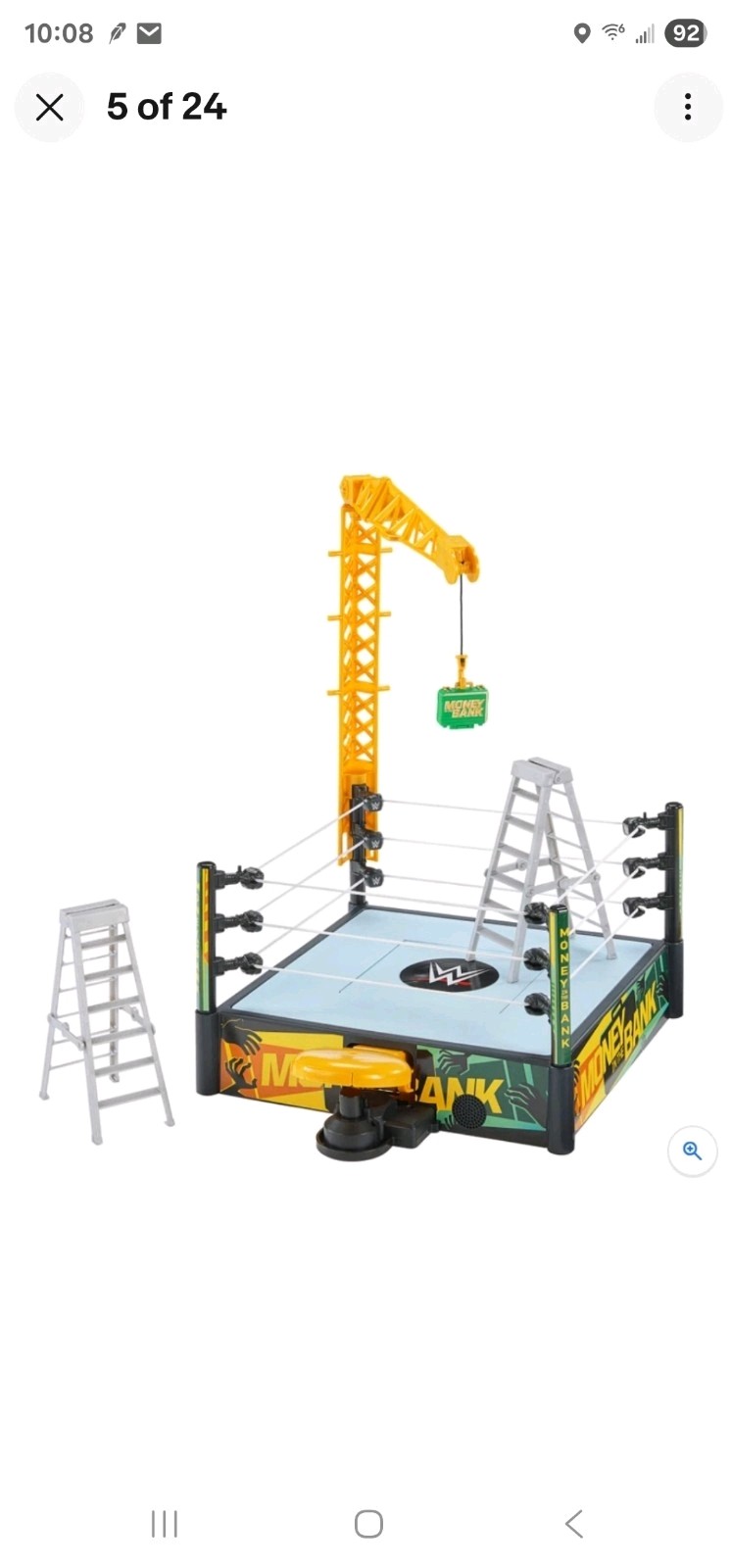 WWE MATTEL Money In The Bank Ladder Match Ring Wrestling 2025. Returns 30 days.