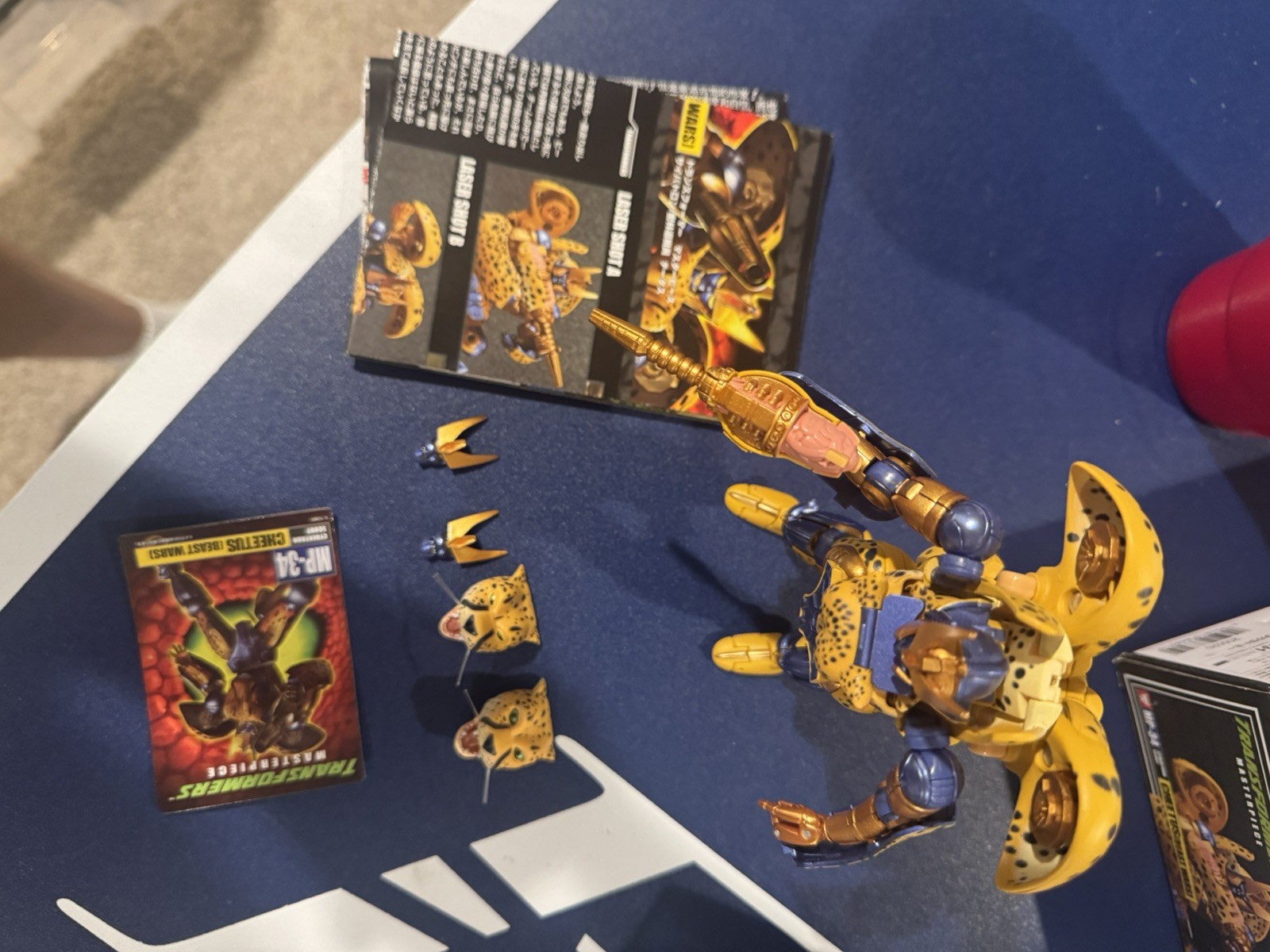 Transformers Masterpiece MP-34 Cheetor Cheetus Action Figure Beast Wars BANDAI
