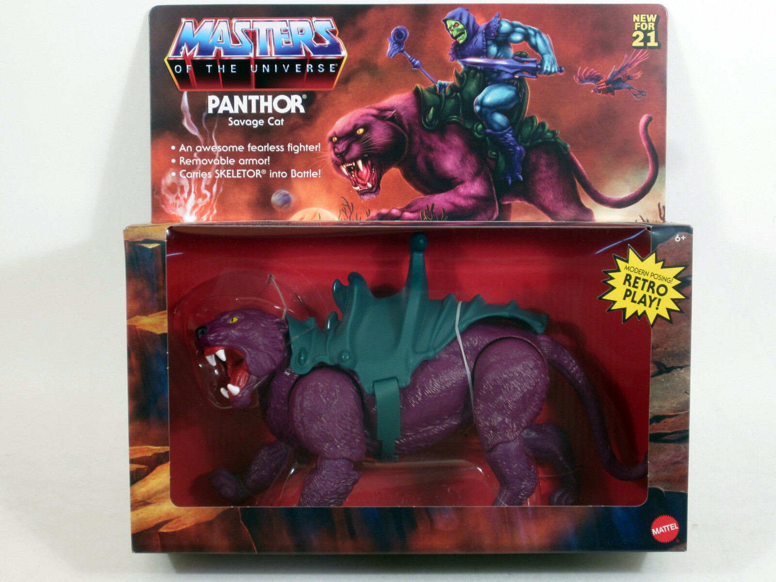 Masters of the Universe Origins BATTLE CAT & PANTHOR Figures Set of 2 – NEW!