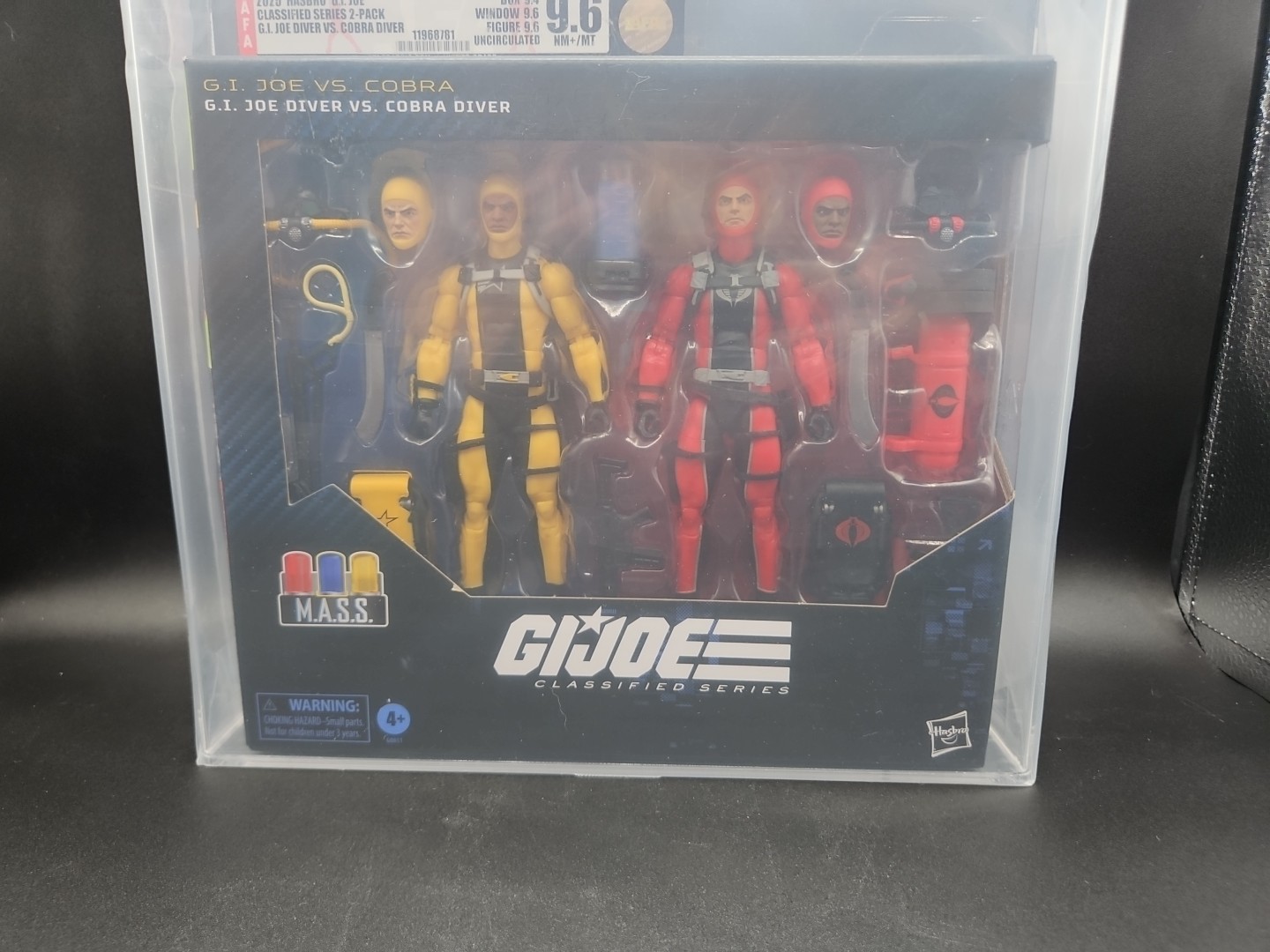 G.I. Joe Classified Series #169 Joe Diver Vs. Cobra Diver AFA U9.6 Uncirculated