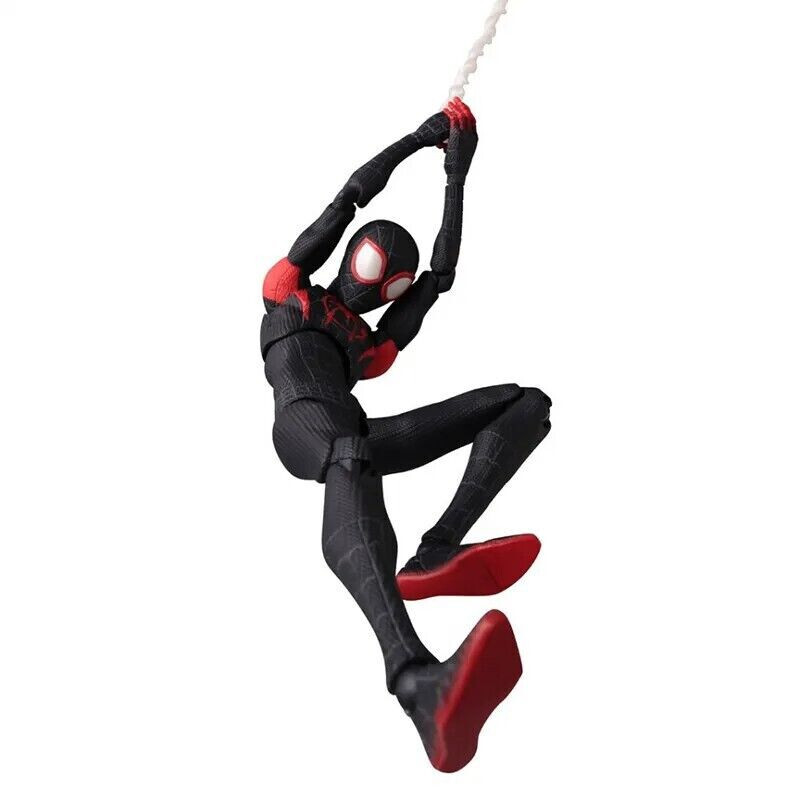 Spider-Man Action Figure Miles Morales Into The Spider Verse Toy Gift With Box