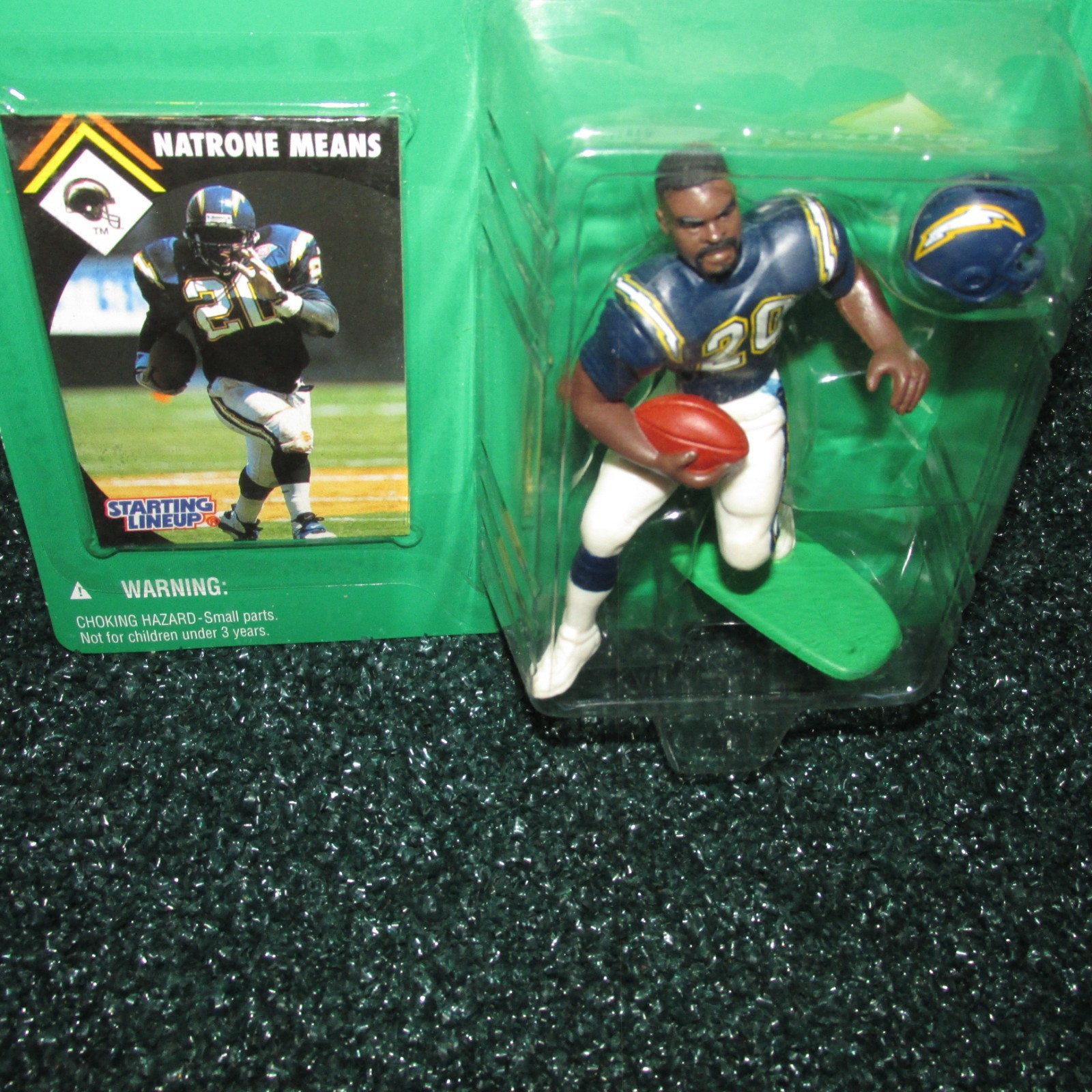 Starting Lineup 1995 Natrone Means NFL San Diego Chargers (rookie piece)