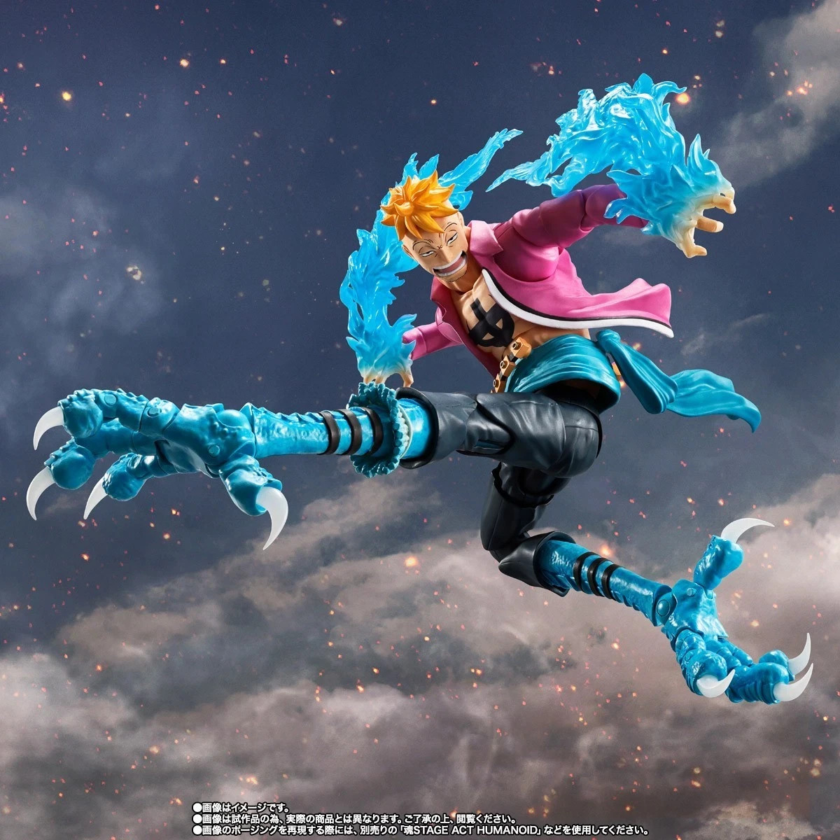 Bandai S.H.Figuarts MARCO MARINEFORD One Piece Action Figure Model New In-Stock