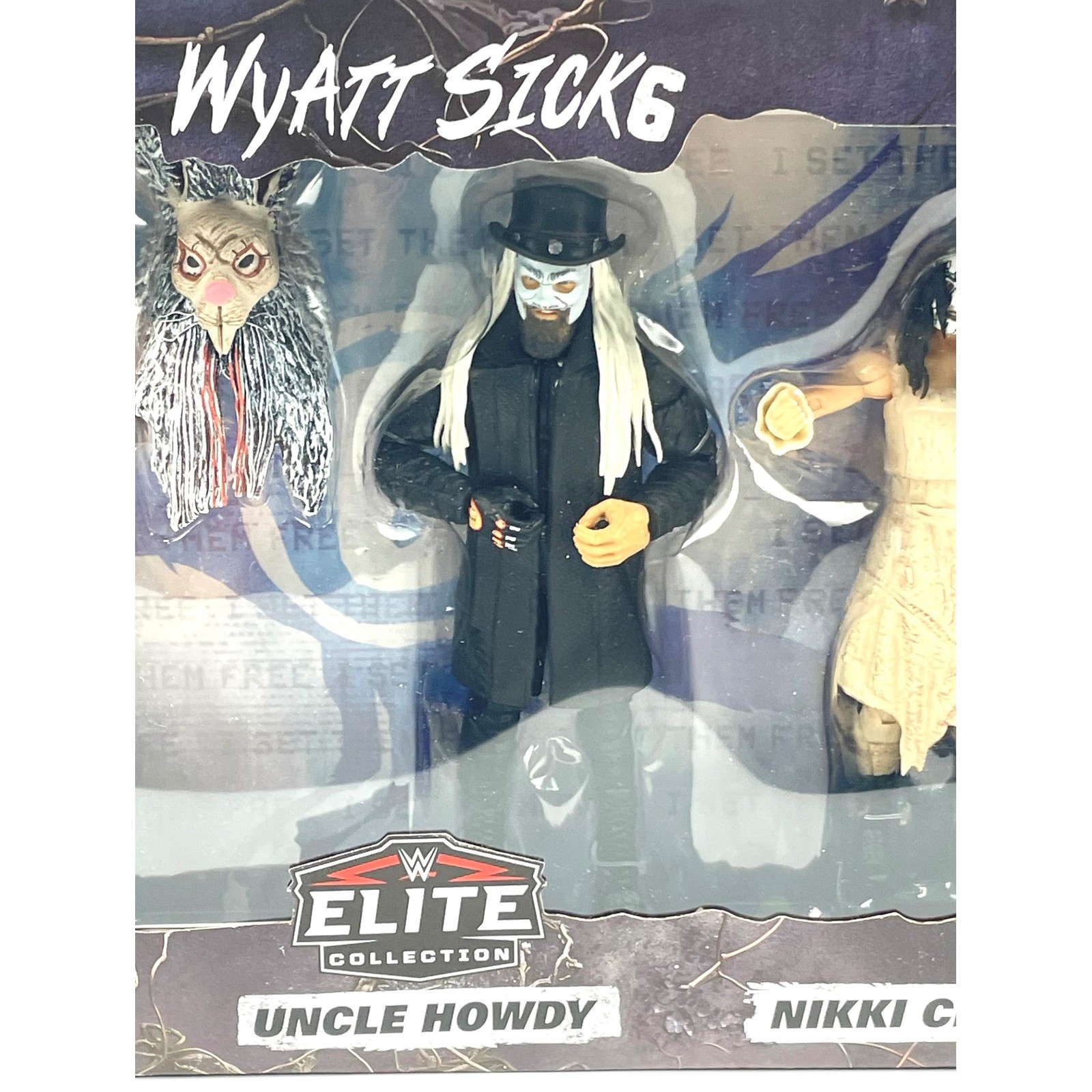 WWE Elite Collection Wyatt Sicks 3-Pack Erick Rowan Uncle Howdy Nikki Cross