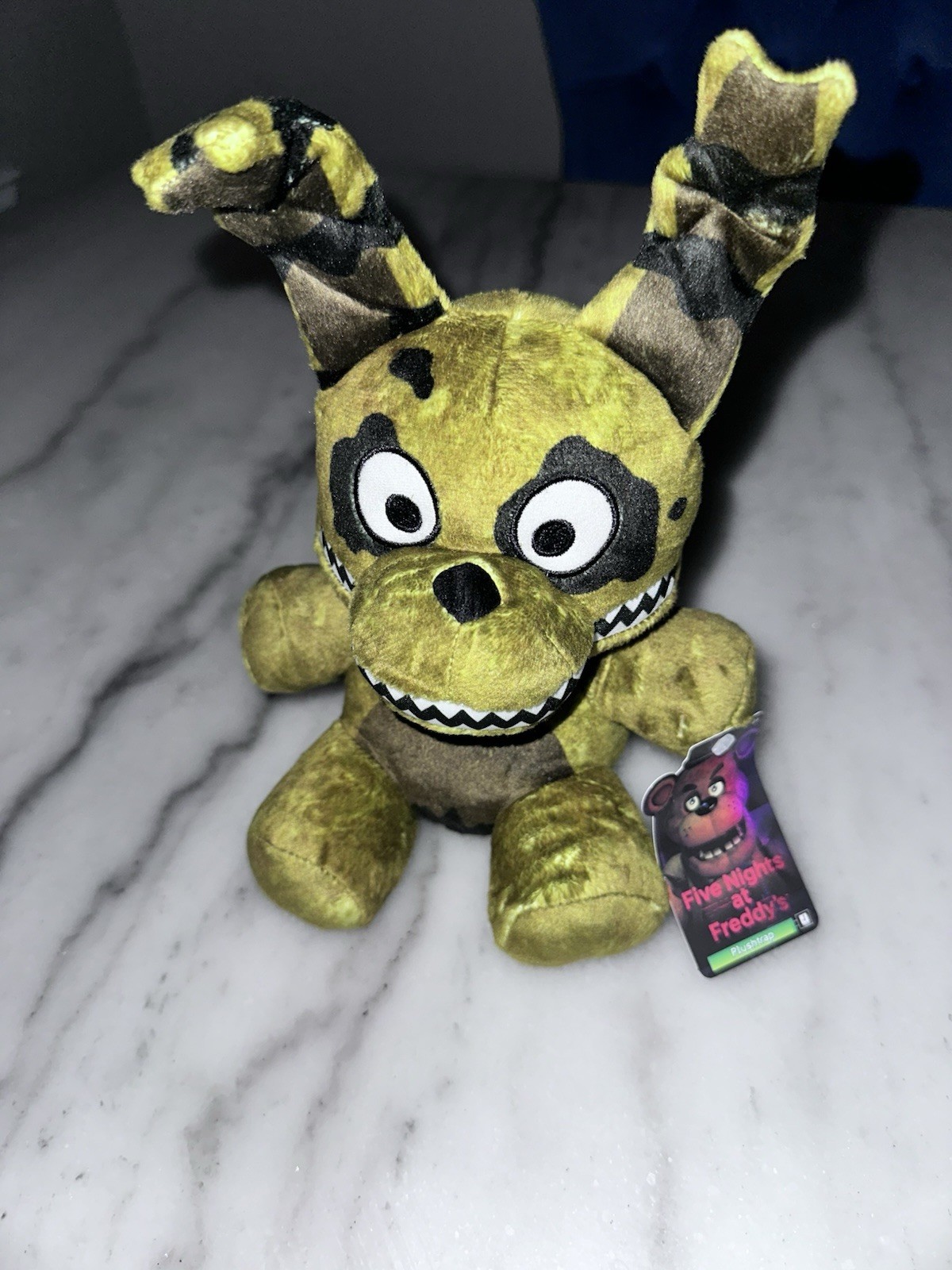 Jazwares Five Nights at Freddy’s Springtrap Plushtrap 8” FNAF Plush GITD Eyes