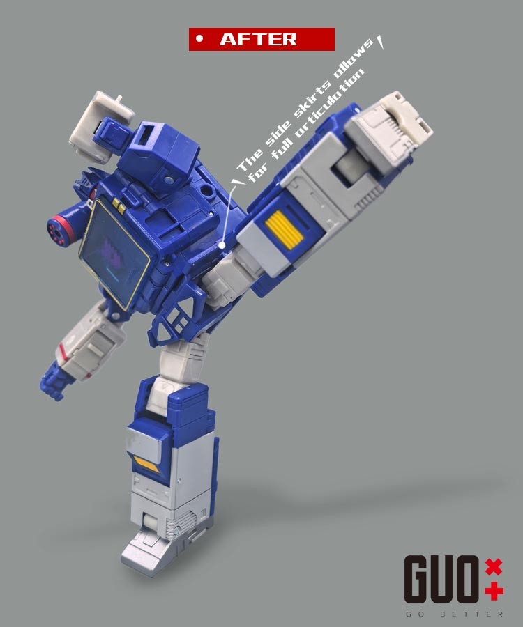 IN STOCK! GO Better 3D DIY Filler Shoulder Cannon Upgrade Kit For SS86 Soundwave