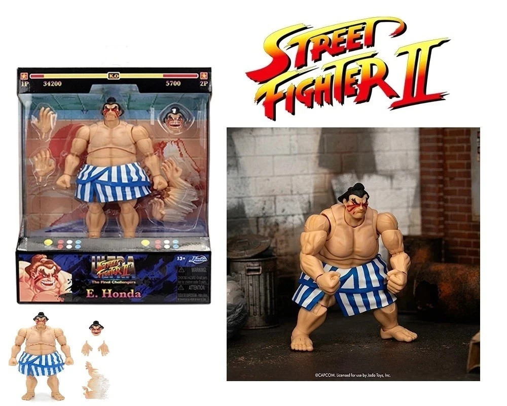 Jada Ultra Street Fighter II The Final Challengers Set of 2, Balrog & E. Honda