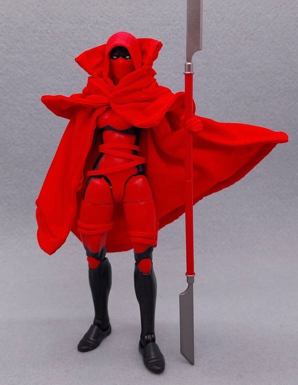 SU-C-RW: 1/12 Red Wired Cloak Cape for Marvel Legends Red Widow