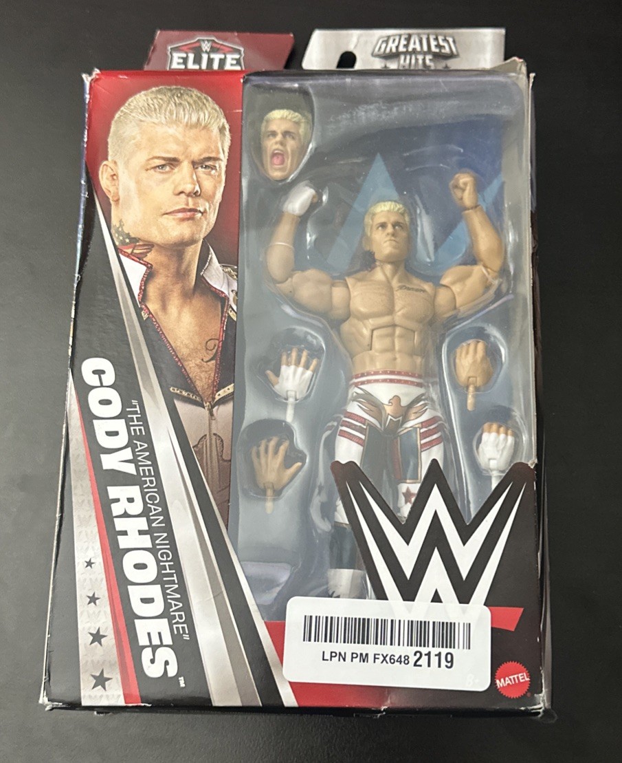 Cody Rhodes (SummerSlam 2023) – WWE Elite Greatest Hits 9 Toy Wrestling Figure