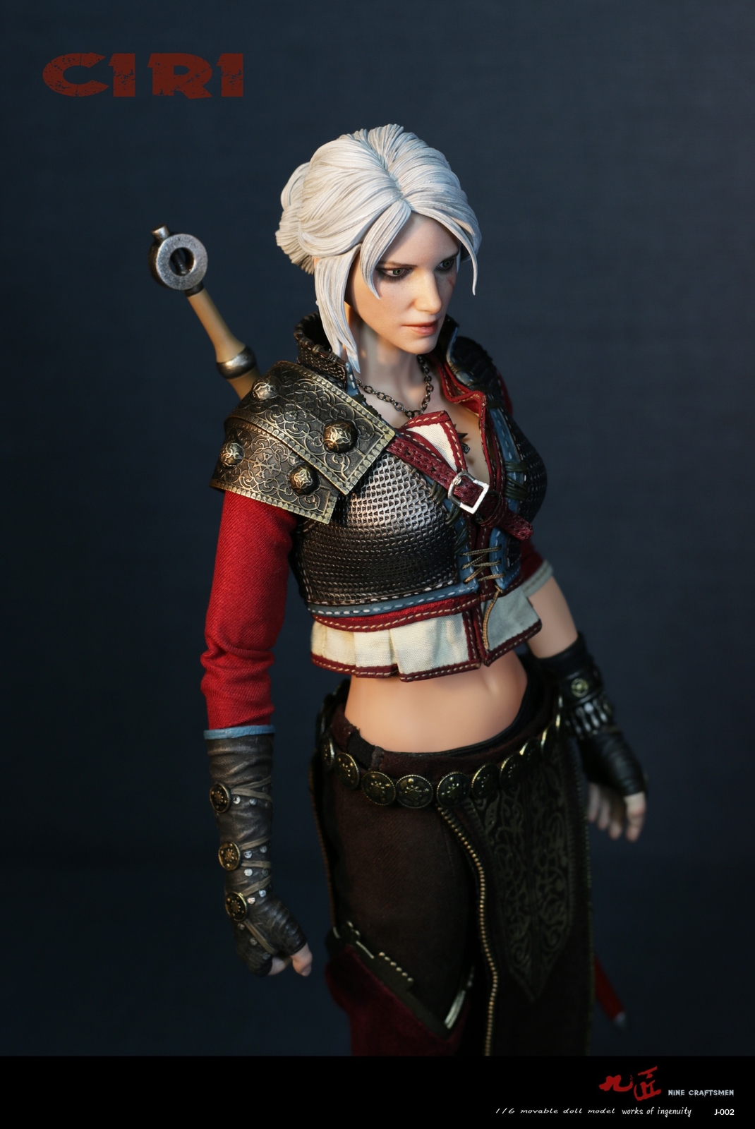 1/6 Ciri witcher Female 12″ Figure Lady of Space and Time J-002 toys Hot ❶USA❶