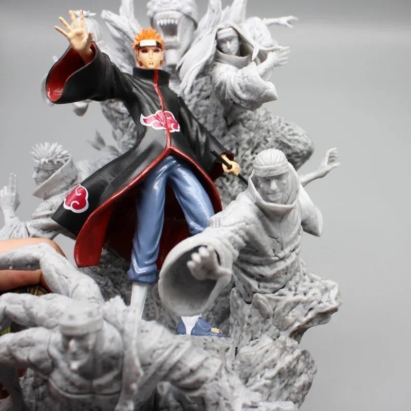 2026 Naruto Akatsuki Pain GK PVC Figure Statue Model Desk Decor Toy Gift Set New
