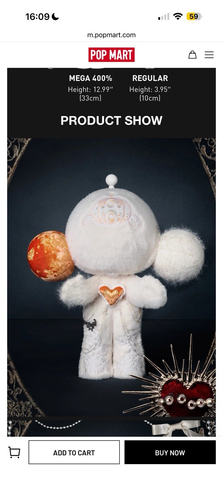 Mega Skullpanda 400% White Moon Sealed