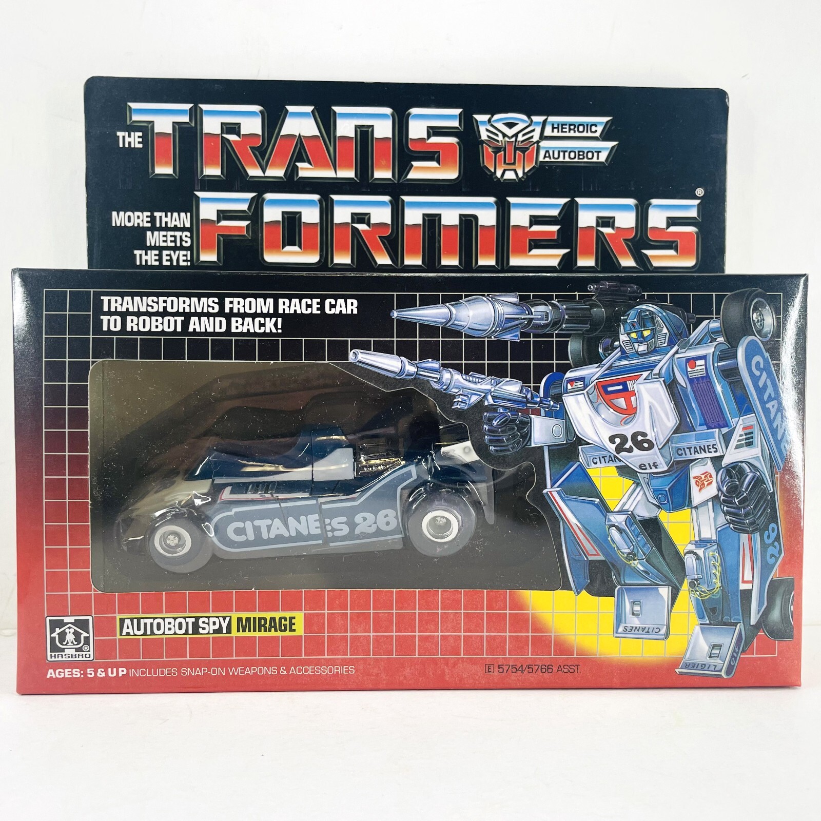 Transformers G1 Mirage Autobot Spy Action Figure Reissue Toys New in Box