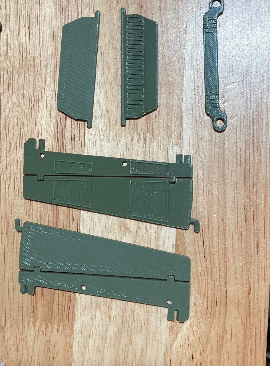 REPRO – GI Joe Killer Whale Vanes & Shroud Kit OEM Style – 3D Printed