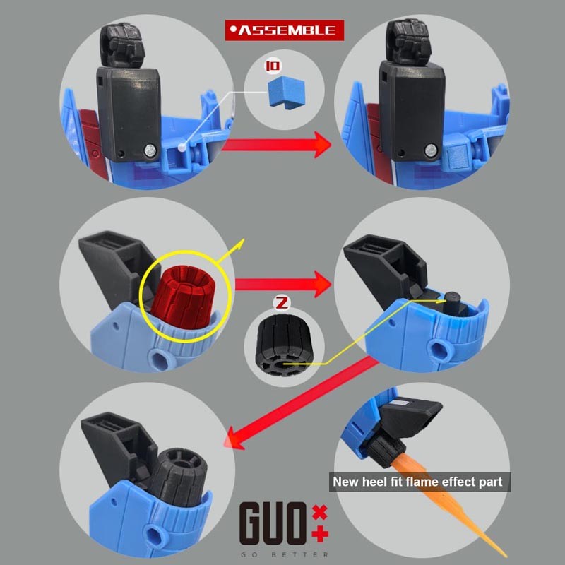 IN STOCK GO Better Filler Upgrade Kit For SS86 Thundercracker Filling Parts