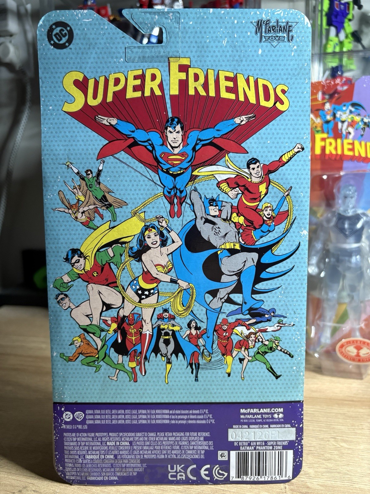 McFarlane DC Super Friends Wonder Woman, Batman Superman Platinum 2026 *Hand