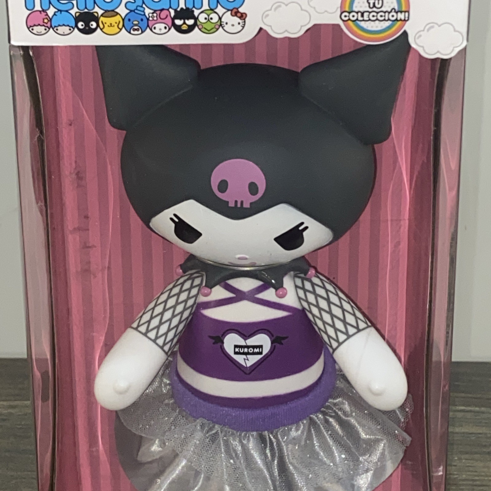 Sanrio Kuromi Figure Doll 13 Inch Rare Authentic 2023 PVC Plastic Articulated