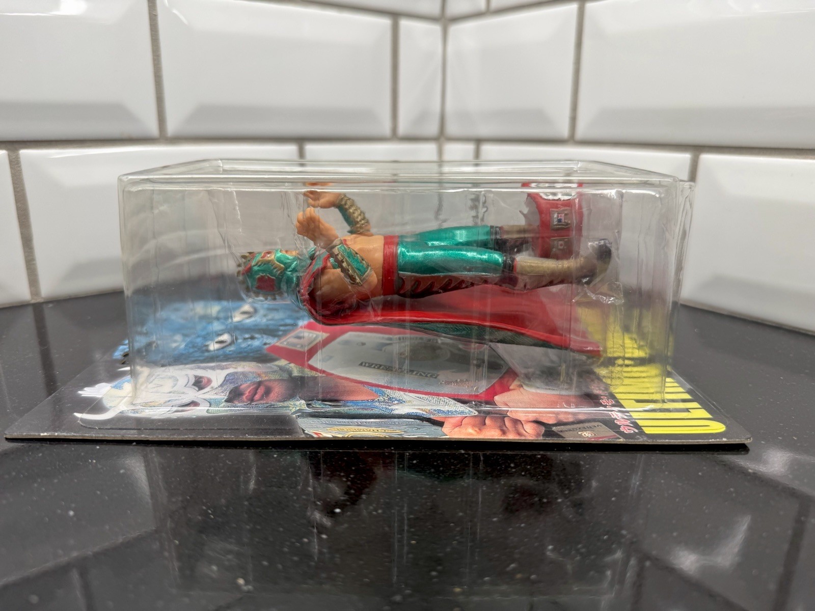 2001 CharaPro ULTIMO DRAGON Green Gear Figure WWE AEW Mattel NJPW AJPW CMLL ECW