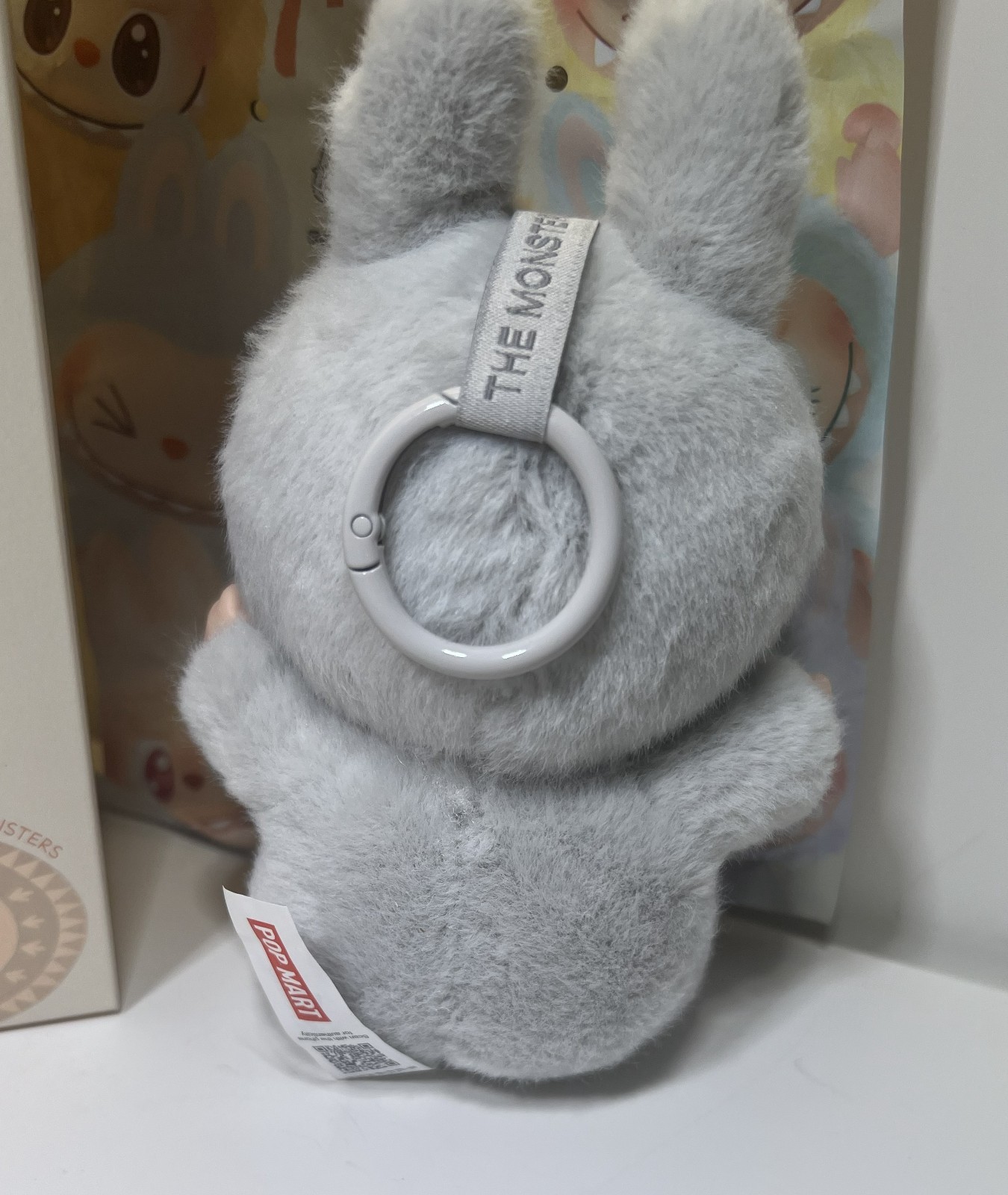 Pop Mart Labubu «Have a Seat» Plush Pendant V3 HeHe-New opened for Verification