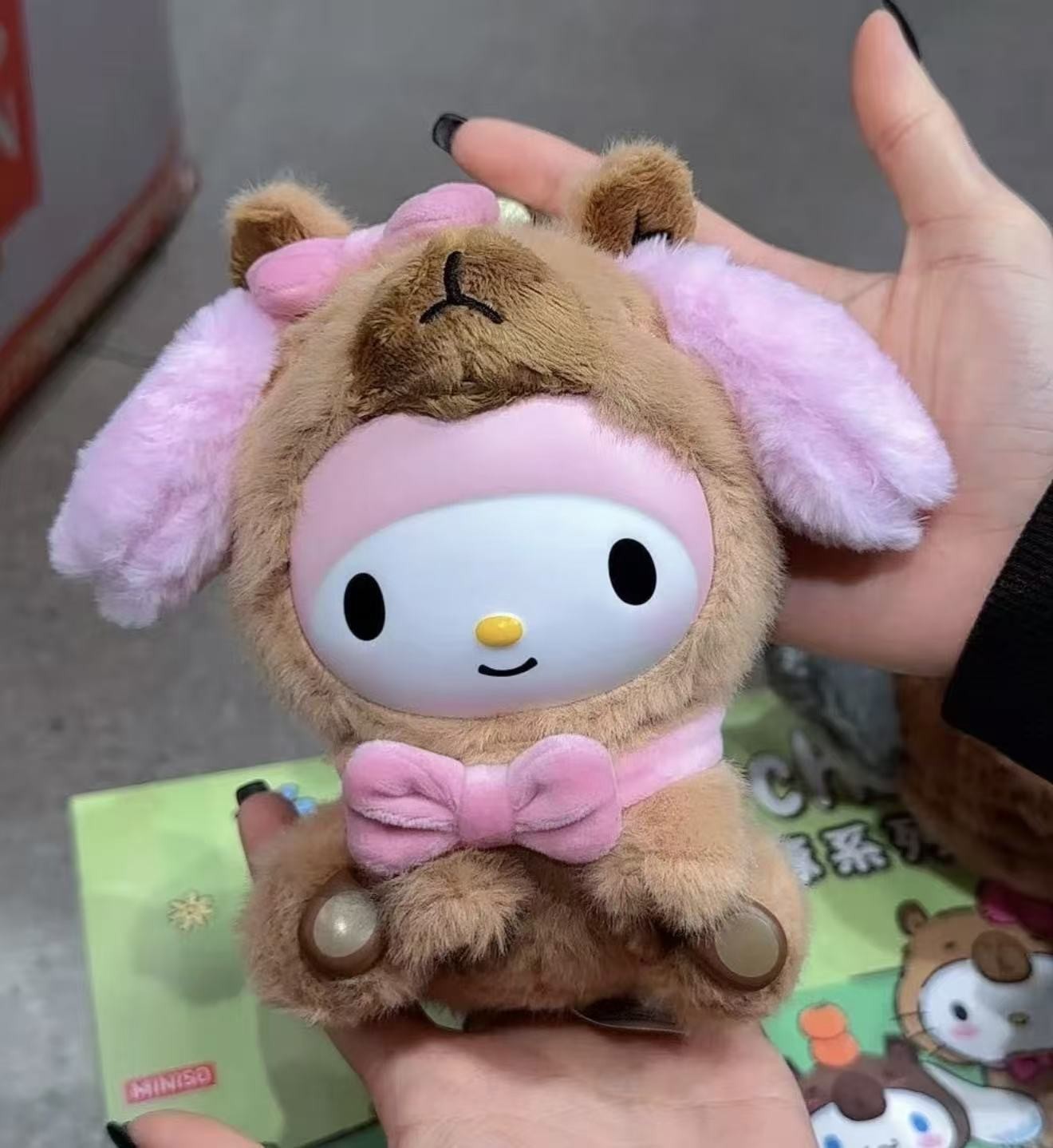 MINISO Sanrio Characters Capybara Series Blind Box Vinyl Plush Figure Toy Gift