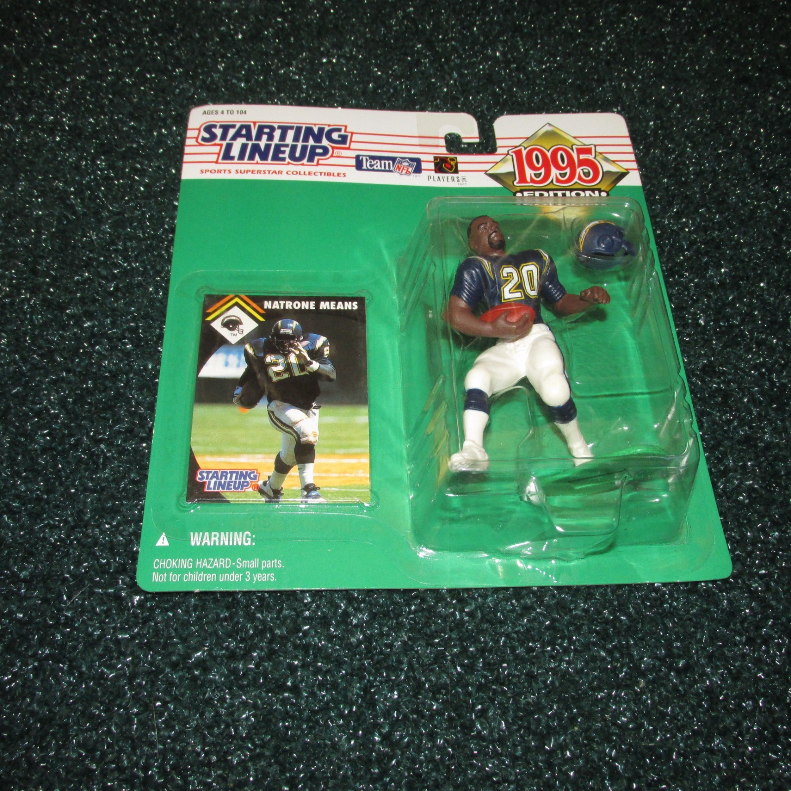 Starting Lineup 1995 Natrone Means NFL San Diego Chargers (rookie piece)