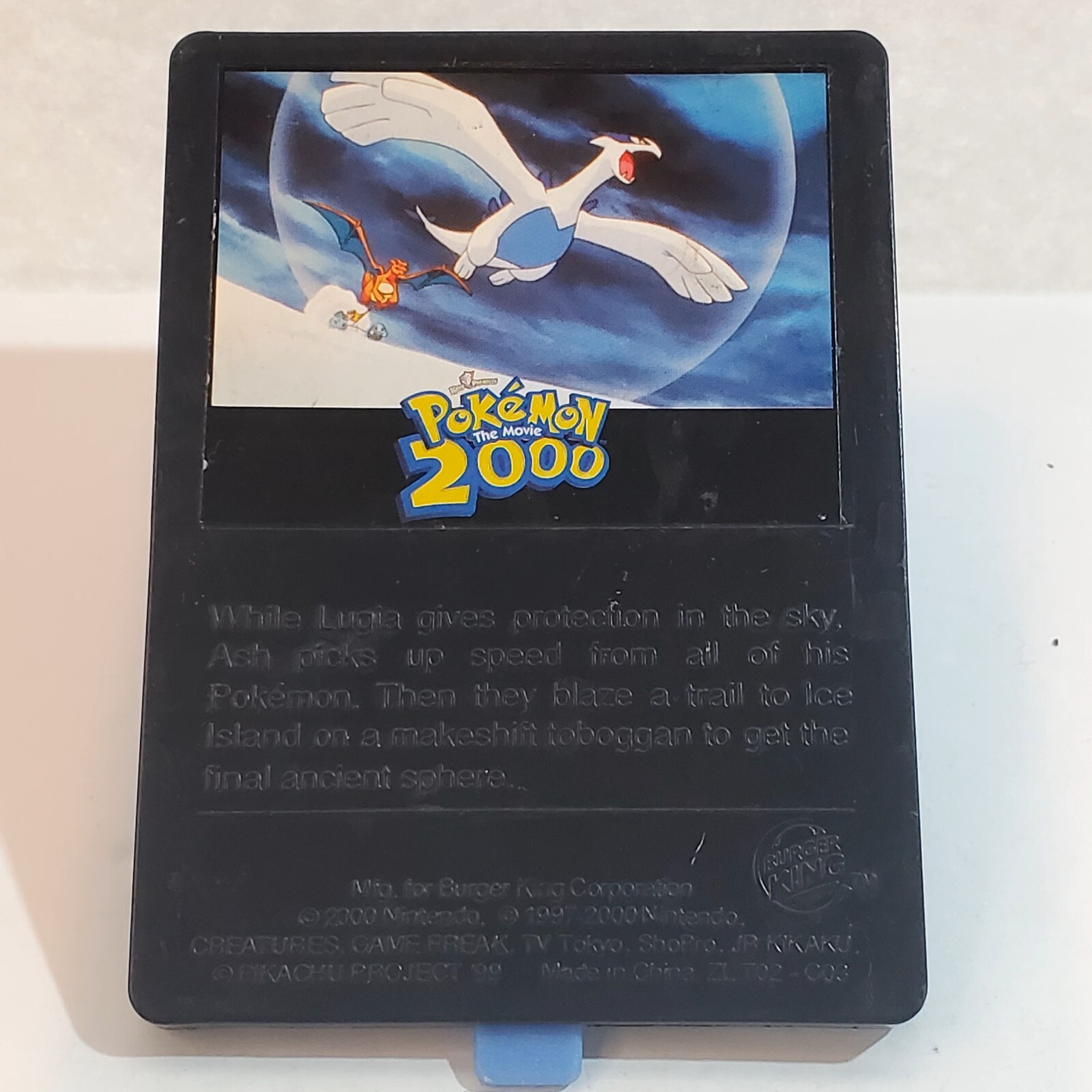 Pokemon 2000 The Movie Golduck Plastic Power Card Burger King Collectible Toy