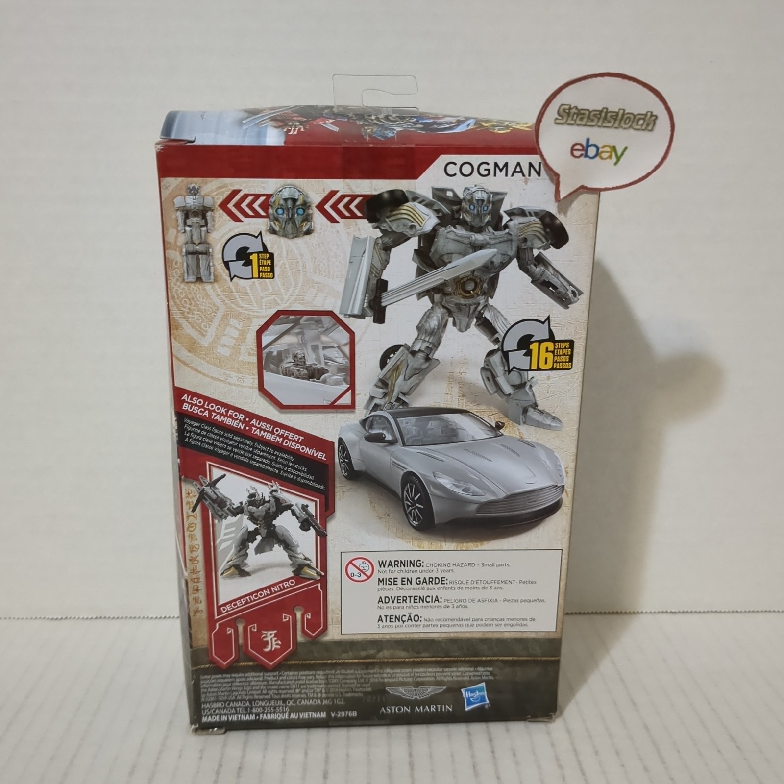 Transformers The Last Knight TLK Premier Edition Deluxe Class Cogman