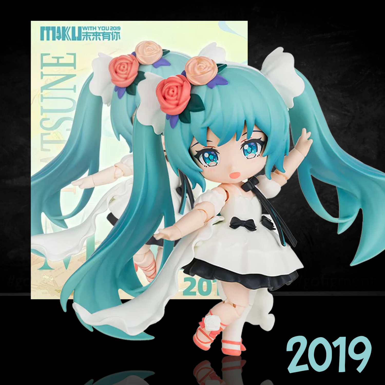 Hatsune Miku DaaLaMode Series U-PICK Miku With You Blokees Model Kit
