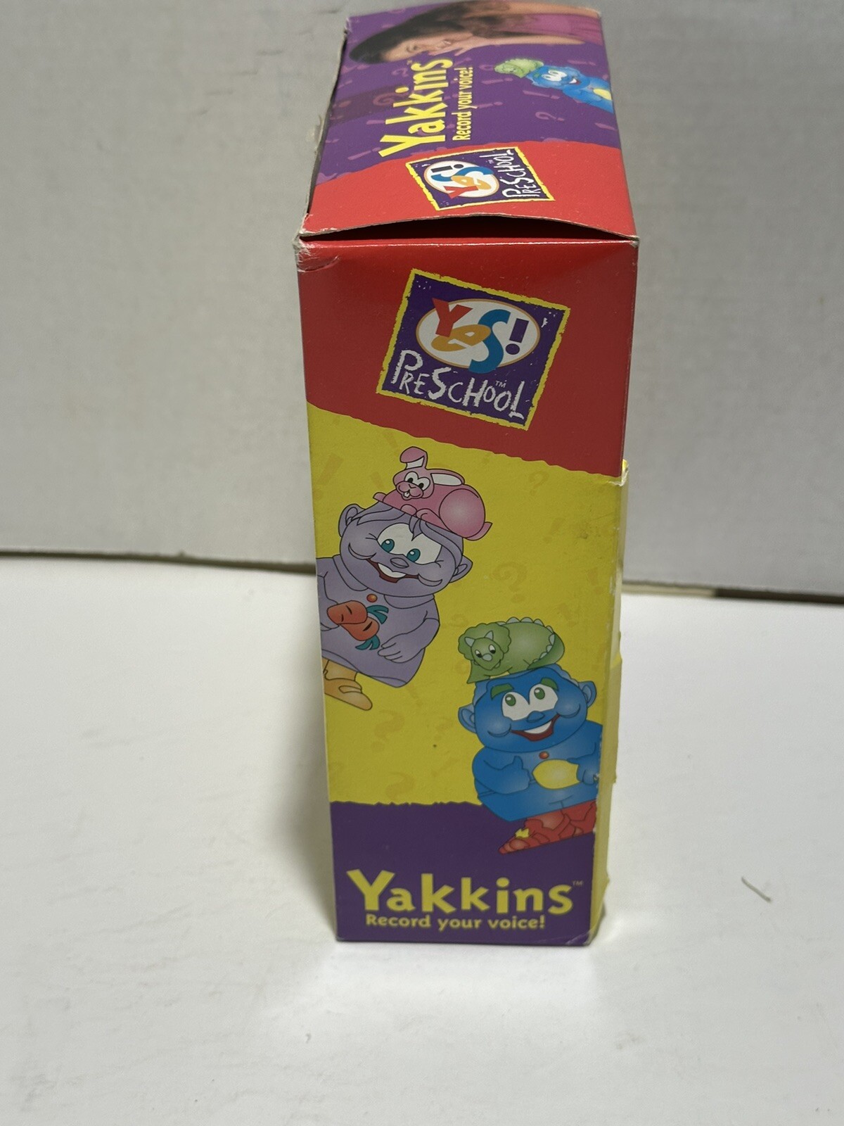 Rare 1997 Yes! Preschool Yakkins STONEY & DINO record your voice Need Batery VTG