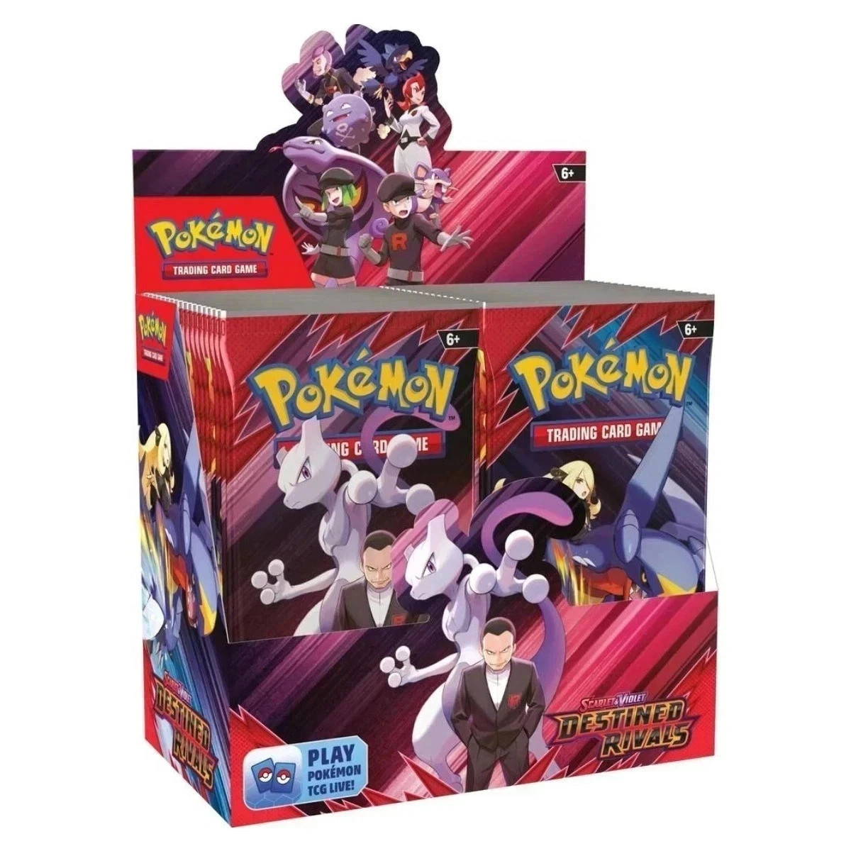 Pokemon TCG Scarlet Violet DESTINED RIVALS BOOSTER BOX PACK OF 4 box (144 Packs)