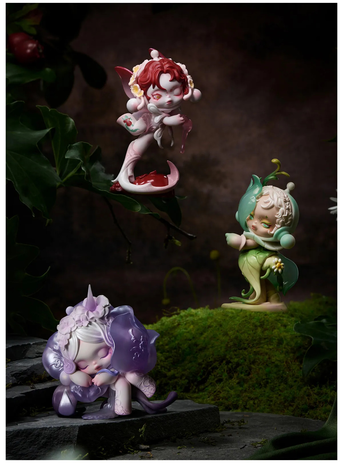 POP MART SKULLPANDA Petals in Four Acts Series Figures – US FAST SHIPPING