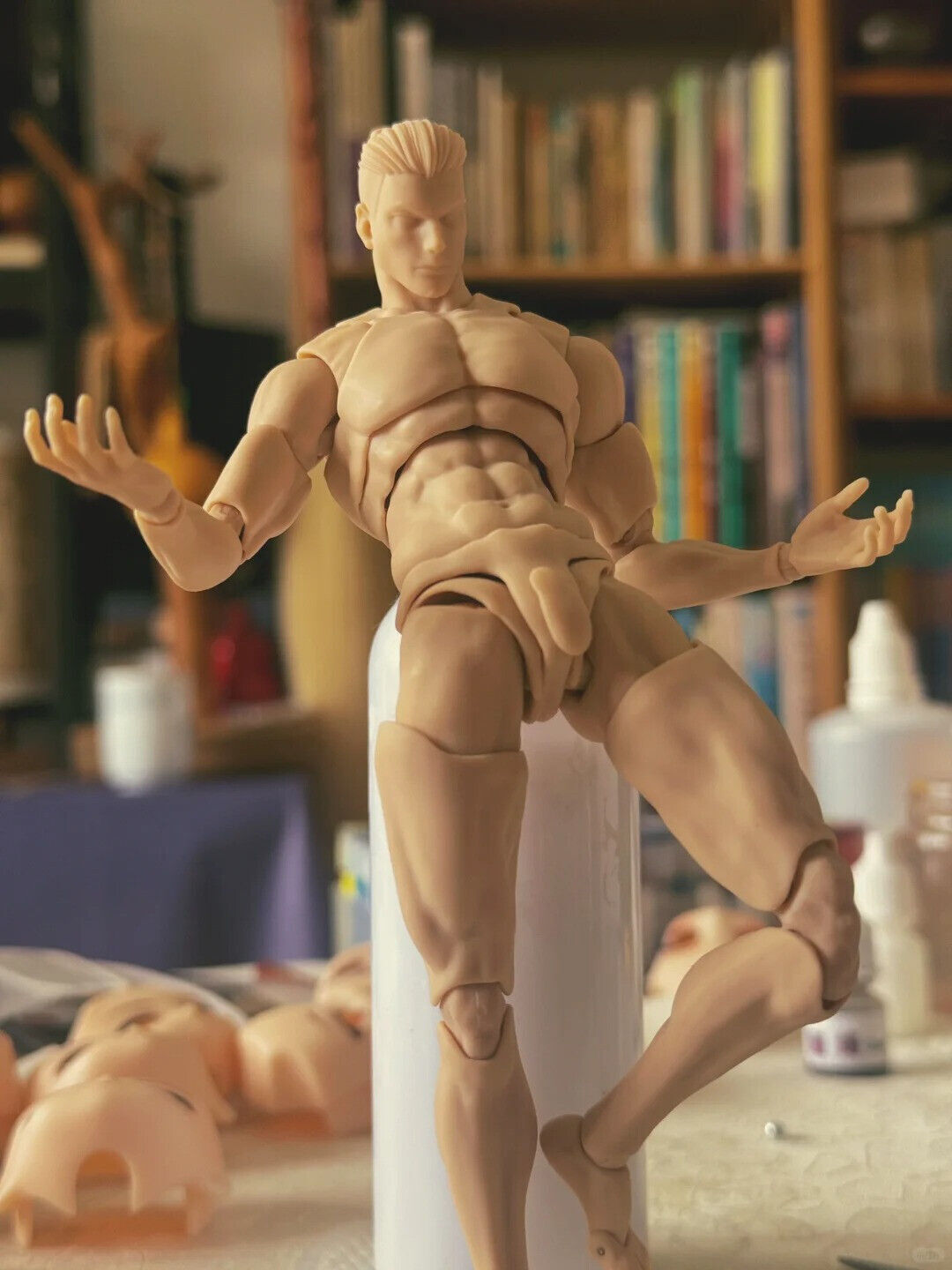 US Romankey 1/12 Yellow Super Flexible Man Body Male 6»Joint Figure Doll Toy