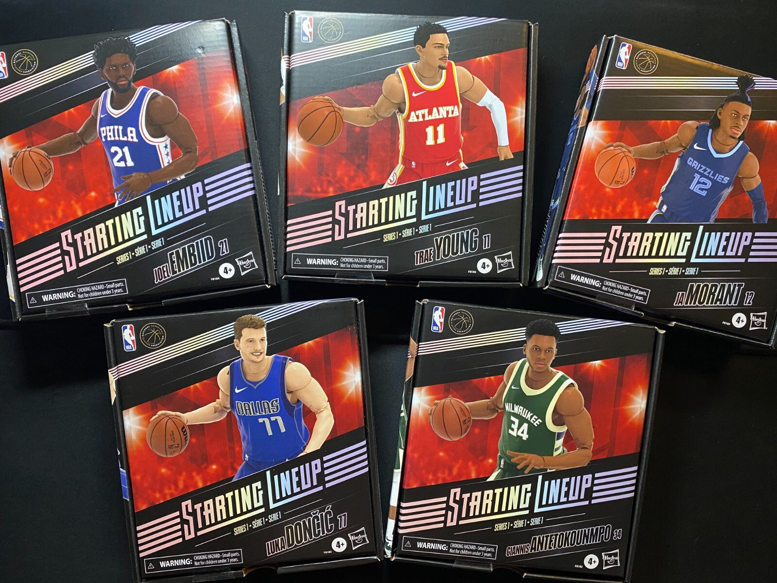 Starting Lineup Hasbro NBA Series 1 NBA All Star Figures – Choose Your Player