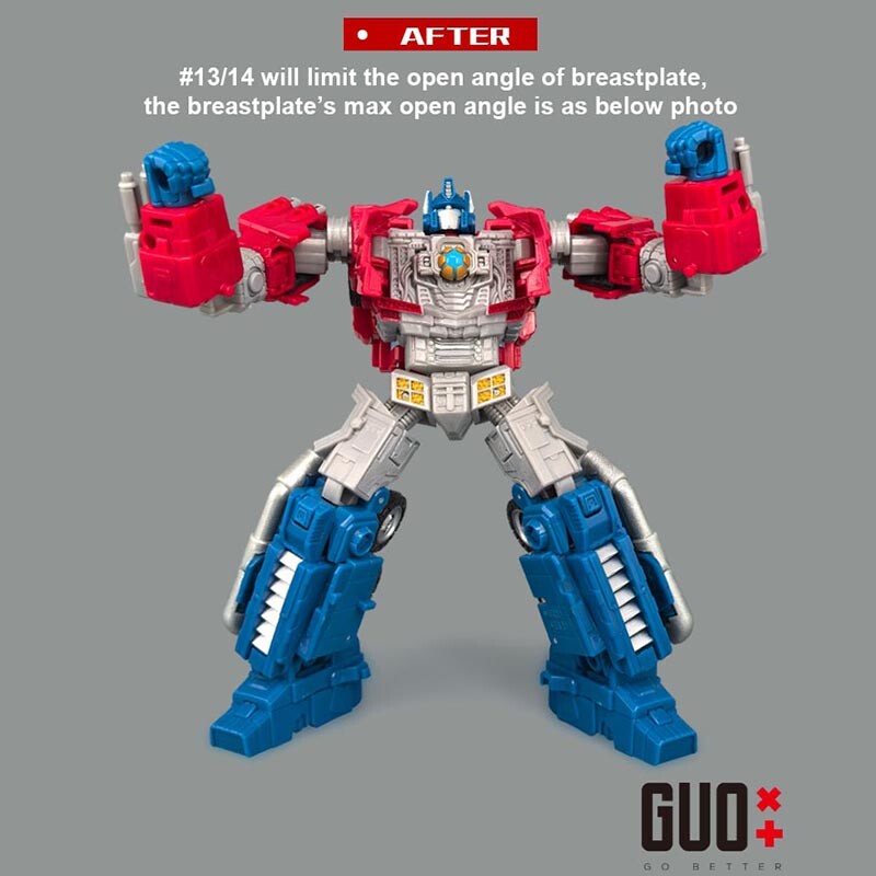 3D DIY Filler Upgrade Kit For Legacy United SDCC Orion Pax Filling Parts