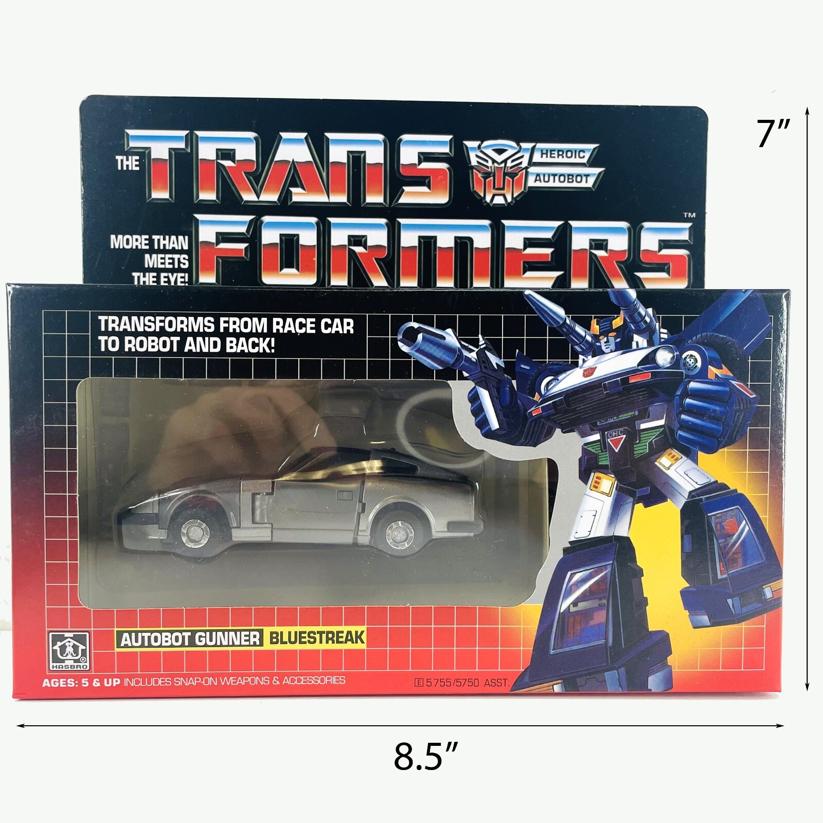 Transformers G1 Bluestreak Autobot Gunner Action Figure Reissue Toys New in Box